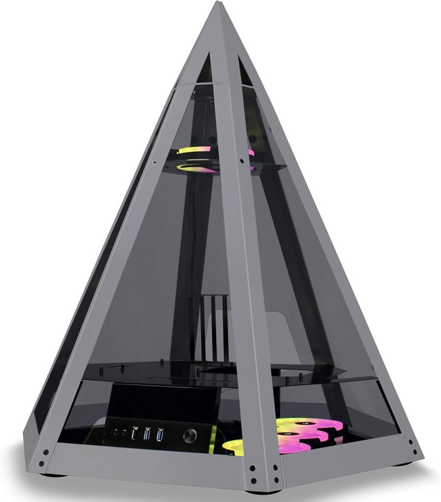 KEDIERS Diamond Pyramid ATX PC Case